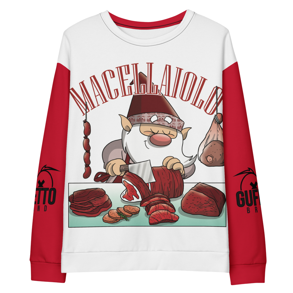Felpa unisex Uomo/Donna MACELLAIOLO - Gufetto Brand 