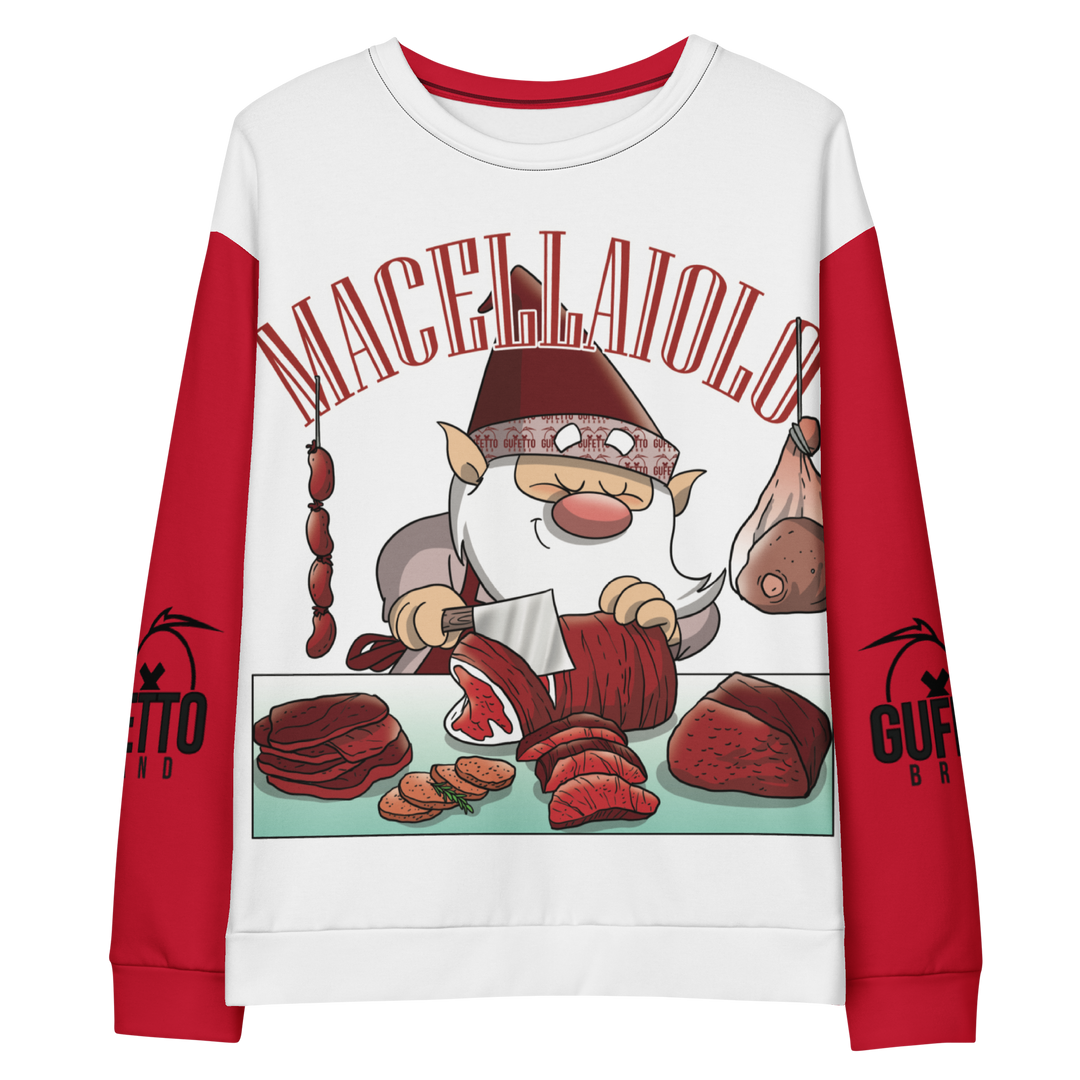Felpa unisex Uomo/Donna MACELLAIOLO - Gufetto Brand 