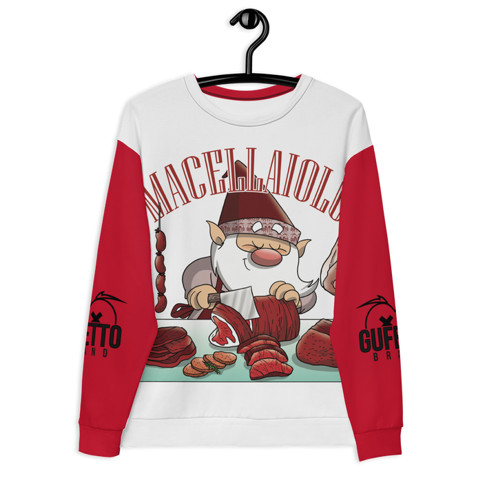 Felpa unisex Uomo/Donna MACELLAIOLO - Gufetto Brand 
