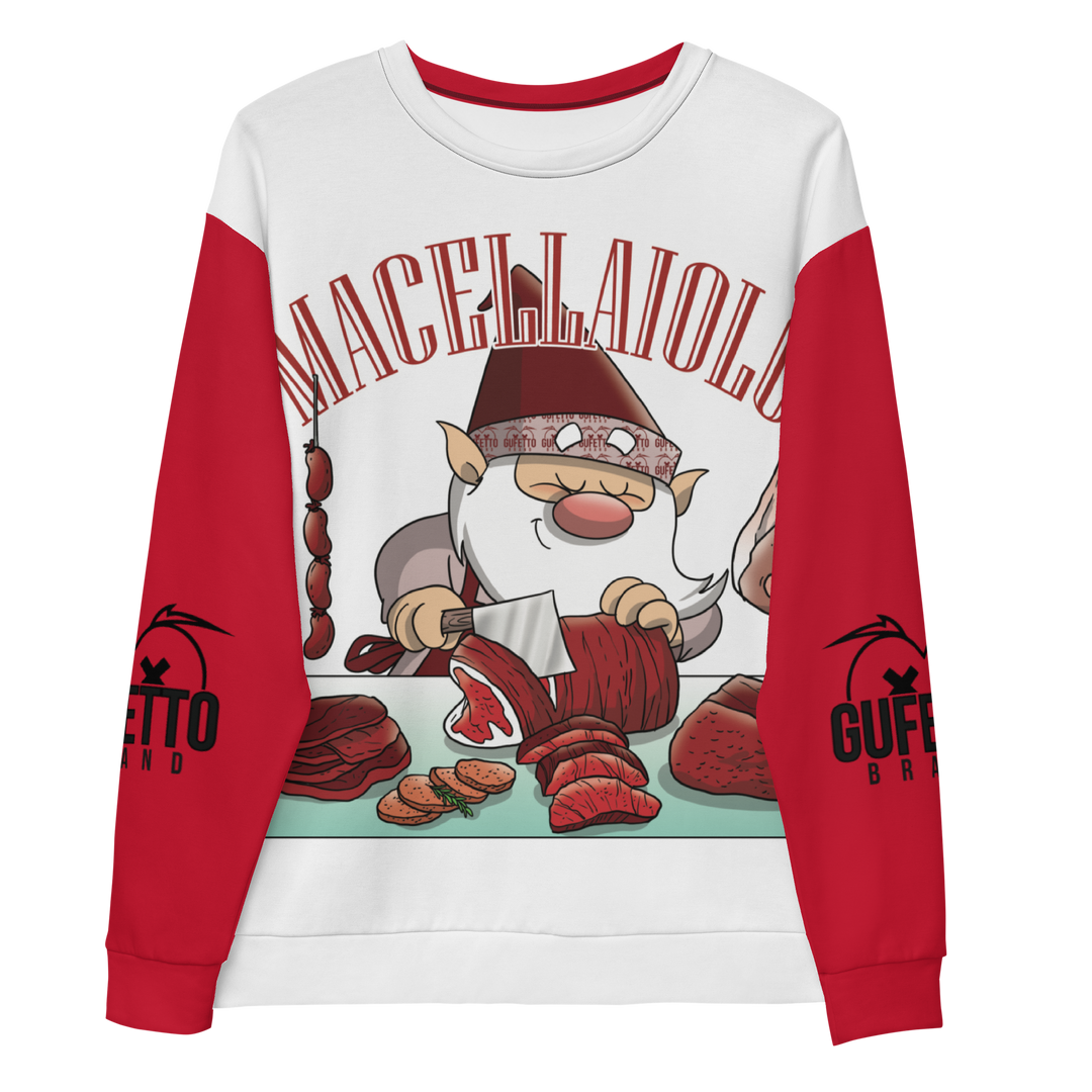 Felpa unisex Uomo/Donna MACELLAIOLO - Gufetto Brand 