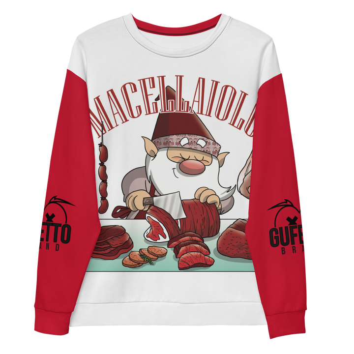 Felpa unisex Uomo/Donna MACELLAIOLO - Gufetto Brand 