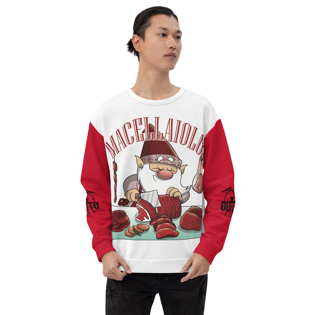 Felpa unisex Uomo/Donna MACELLAIOLO - Gufetto Brand 