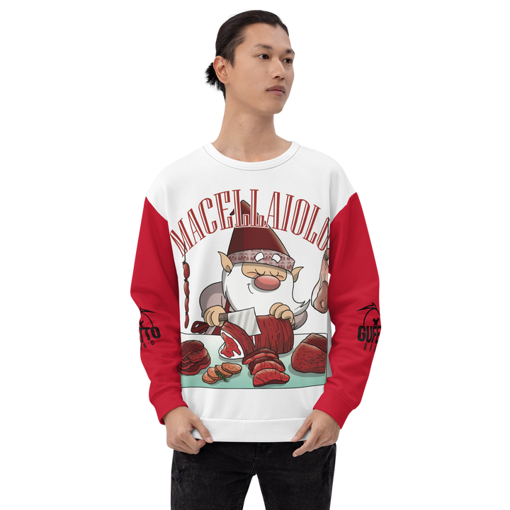 Felpa unisex Uomo/Donna MACELLAIOLO - Gufetto Brand 