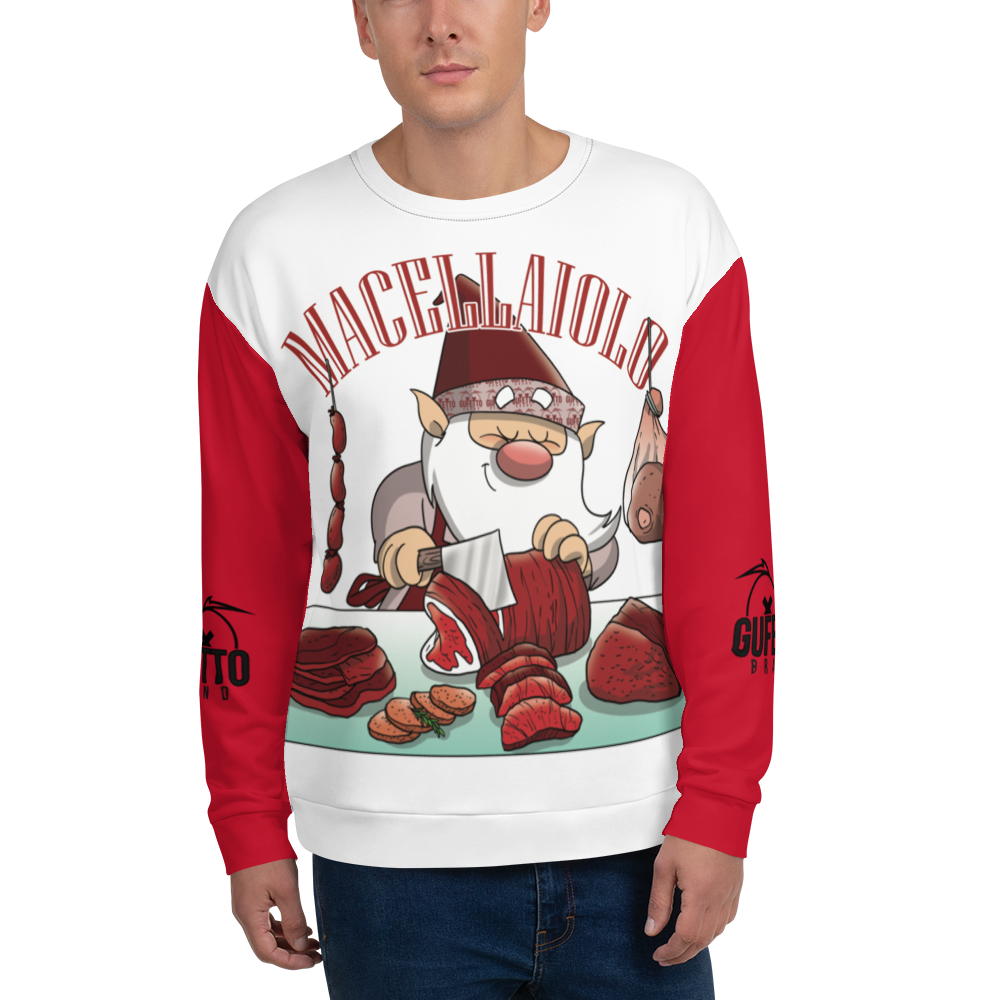 Felpa unisex Uomo/Donna MACELLAIOLO - Gufetto Brand 