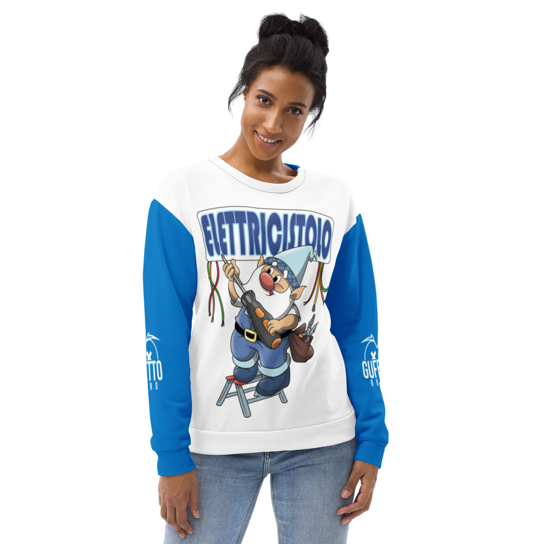 Felpa unisex Uomo/Donna ELETTRICISTOLO - Gufetto Brand 