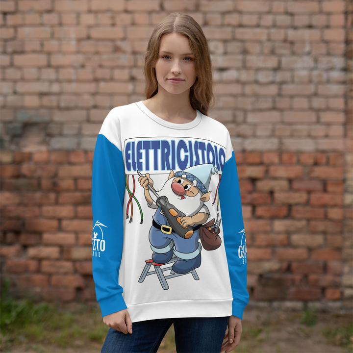 Felpa unisex Uomo/Donna ELETTRICISTOLO - Gufetto Brand 