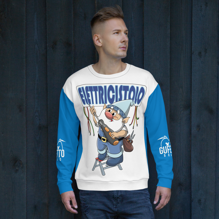 Felpa unisex Uomo/Donna ELETTRICISTOLO - Gufetto Brand 
