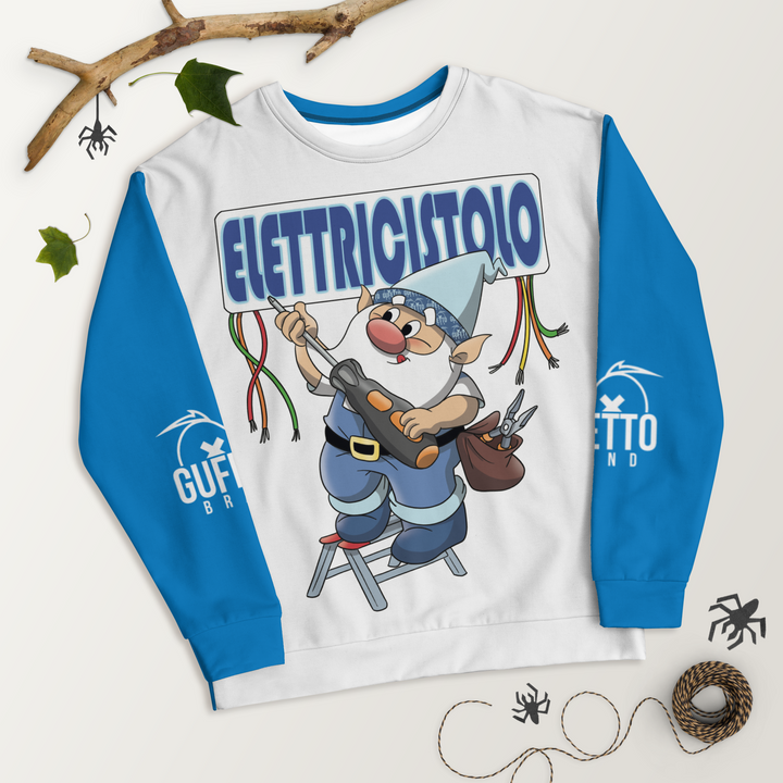 Felpa unisex Uomo/Donna ELETTRICISTOLO - Gufetto Brand 