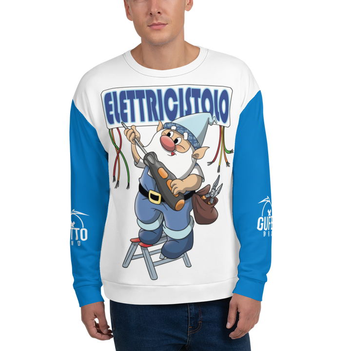 Felpa unisex Uomo/Donna ELETTRICISTOLO - Gufetto Brand 