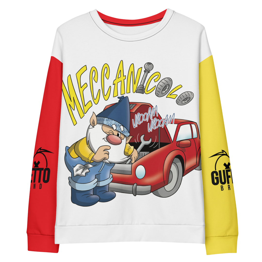 Felpa unisex Uomo/Donna MECCANICOLO - Gufetto Brand 