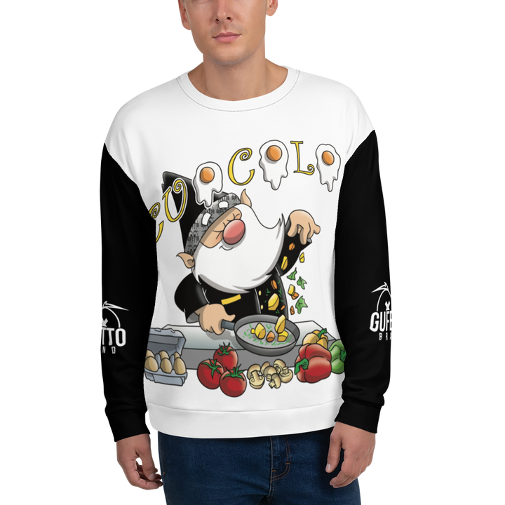 Felpa unisex Uomo/Donna CUOCOLO - Gufetto Brand 