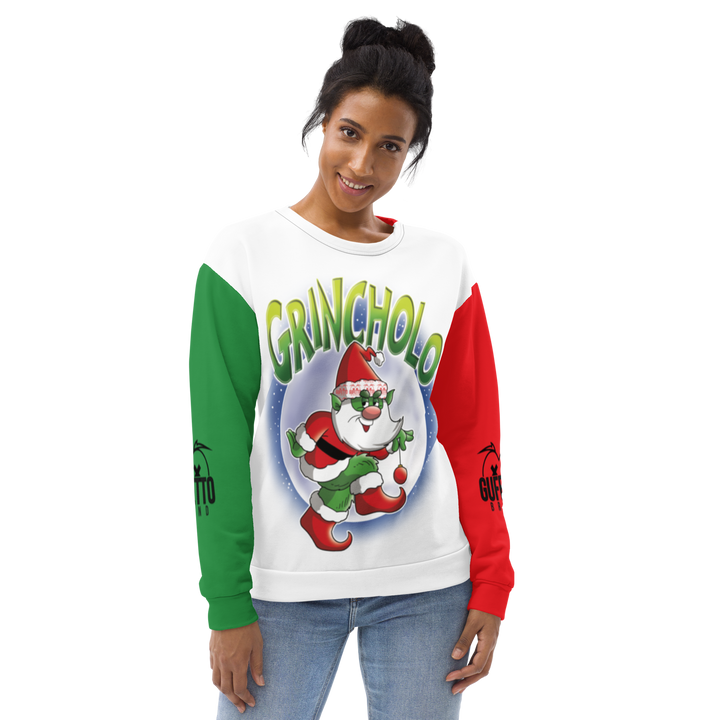 Felpa unisex Uomo/Donna GRINCHOLO - Gufetto Brand 