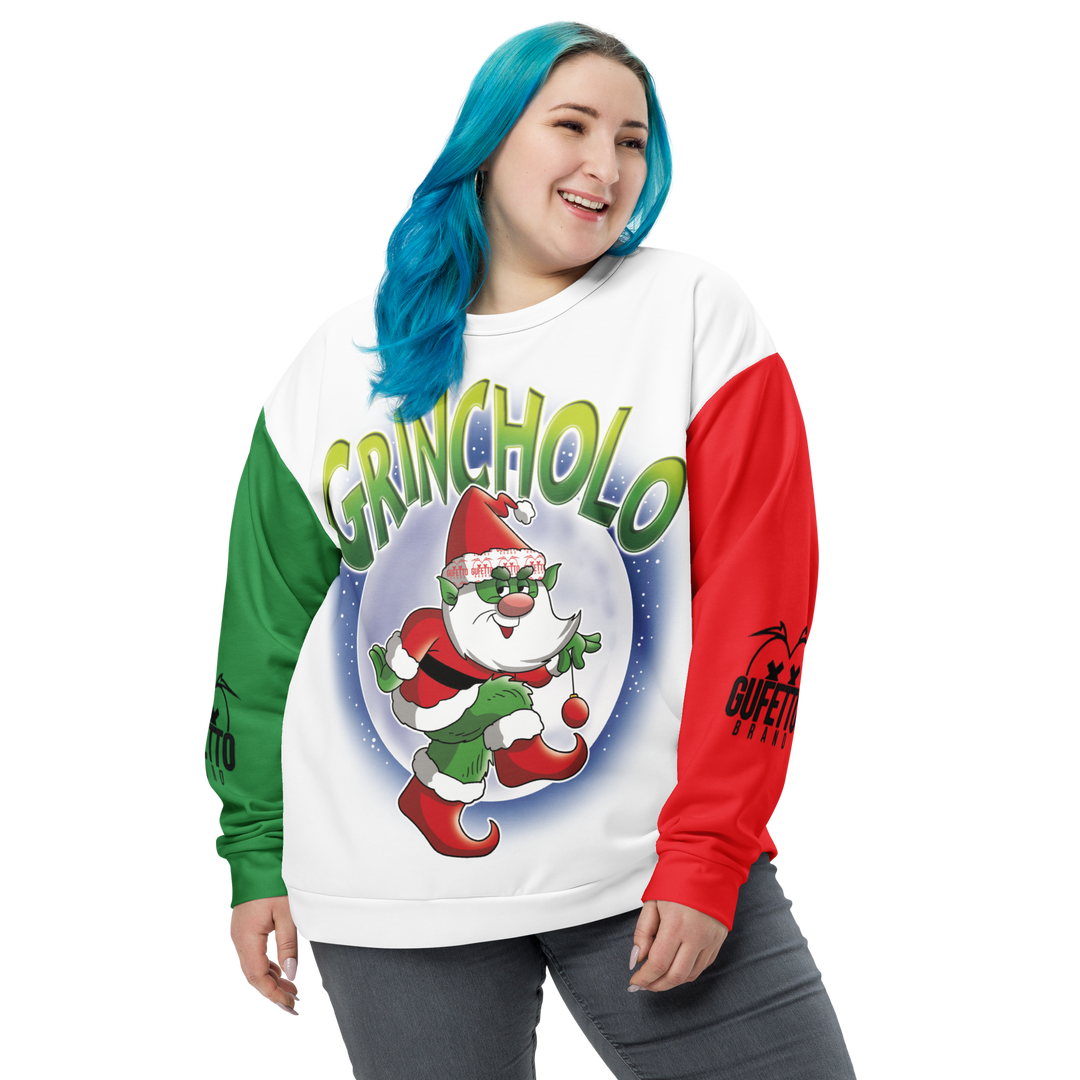 Felpa unisex Uomo/Donna GRINCHOLO - Gufetto Brand 
