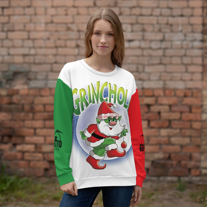 Felpa unisex Uomo/Donna GRINCHOLO - Gufetto Brand 