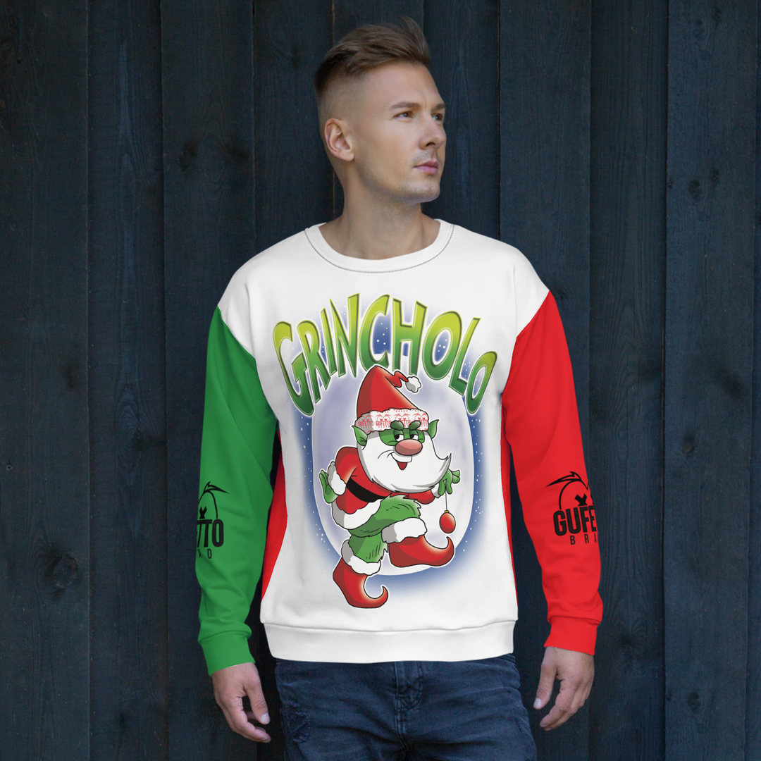 Felpa unisex Uomo/Donna GRINCHOLO - Gufetto Brand 
