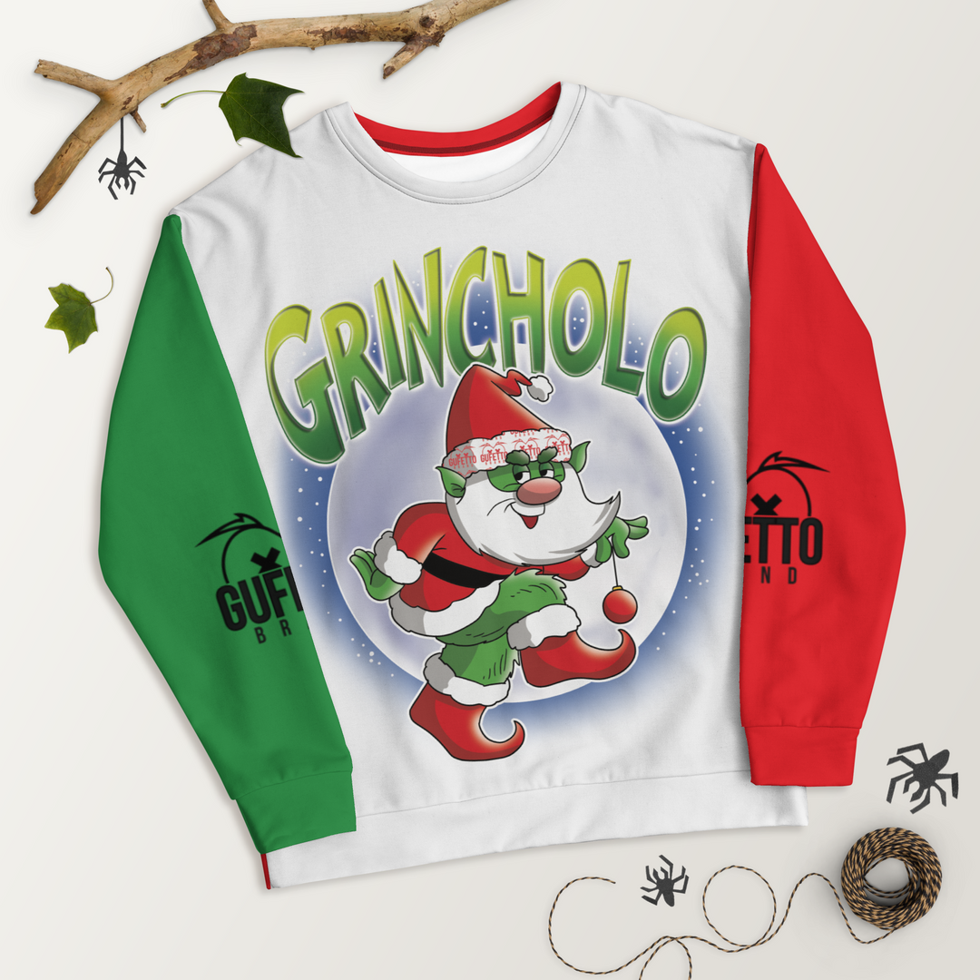 Felpa unisex Uomo/Donna GRINCHOLO - Gufetto Brand 