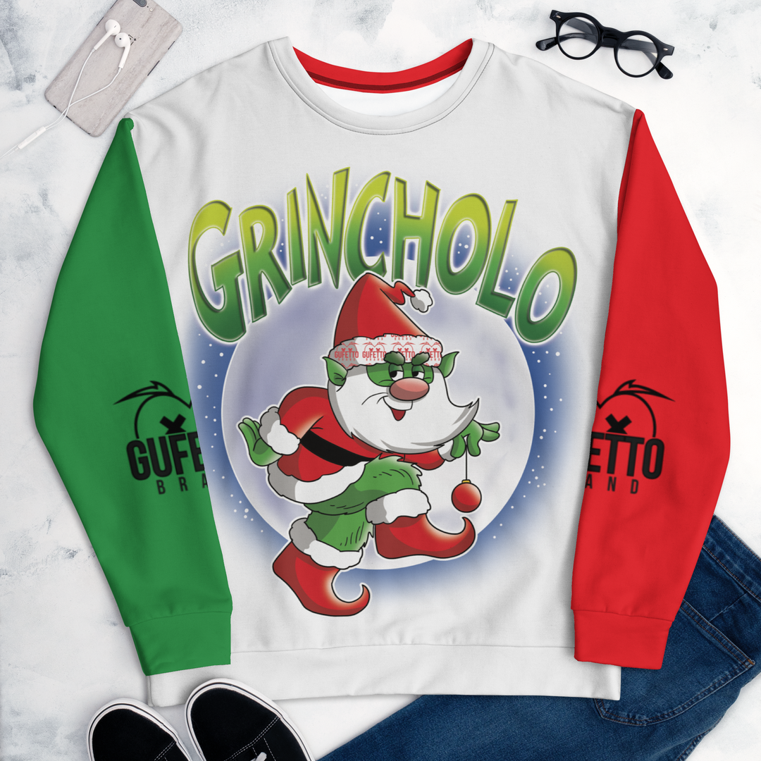 Felpa unisex Uomo/Donna GRINCHOLO - Gufetto Brand 