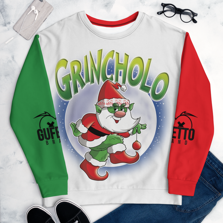 Felpa unisex Uomo/Donna GRINCHOLO - Gufetto Brand 