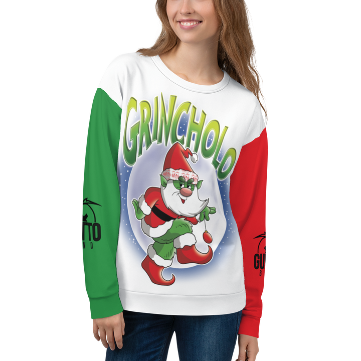 Felpa unisex Uomo/Donna GRINCHOLO - Gufetto Brand 