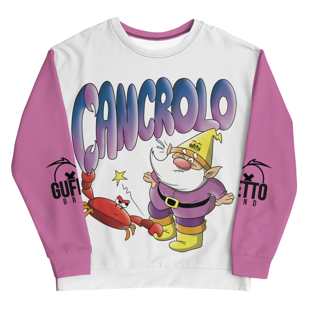 Felpa unisex Uomo/Donna CANCROLO - Gufetto Brand 