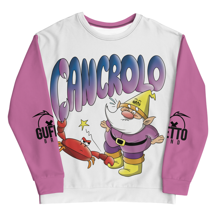 Felpa unisex Uomo/Donna CANCROLO - Gufetto Brand 