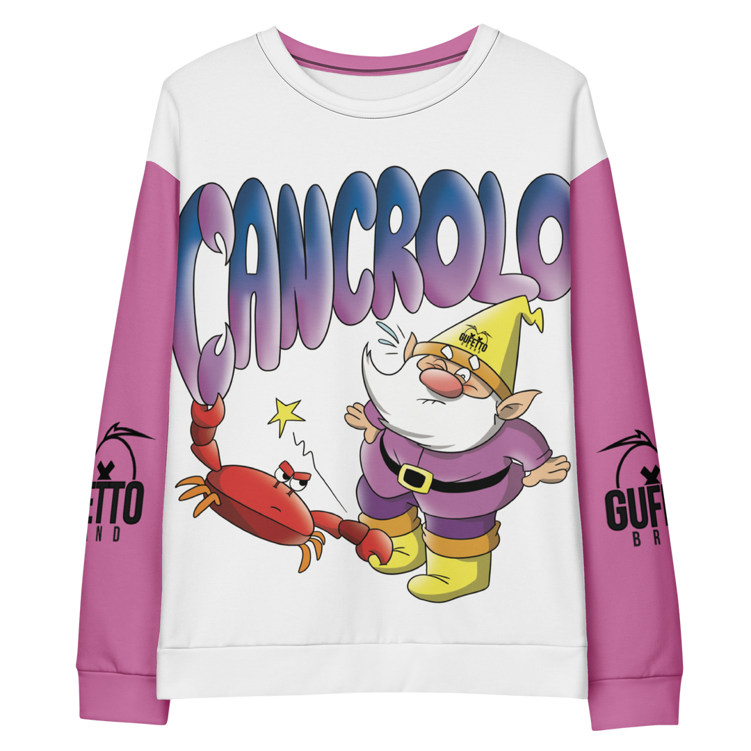 Felpa unisex Uomo/Donna CANCROLO - Gufetto Brand 