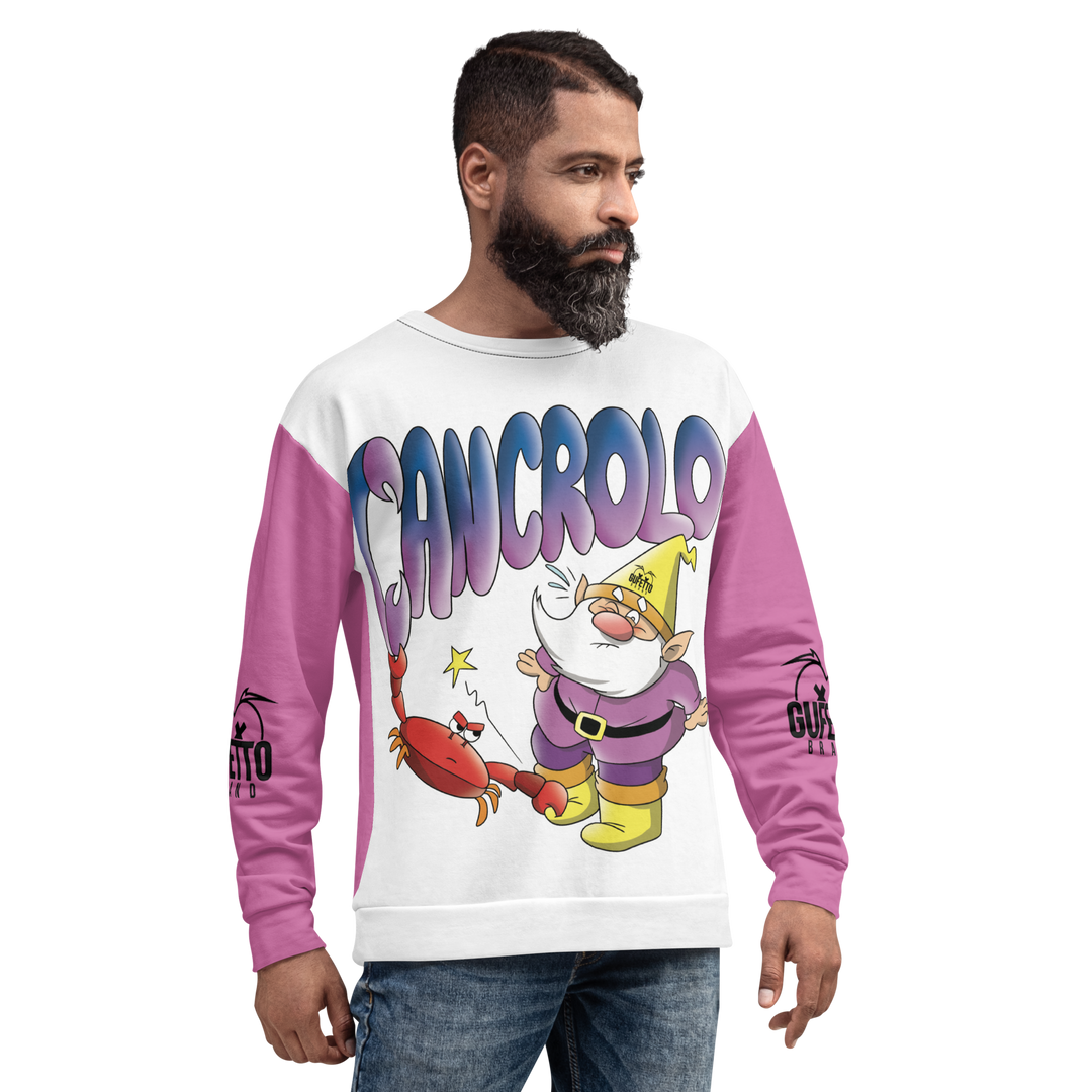 Felpa unisex Uomo/Donna CANCROLO - Gufetto Brand 
