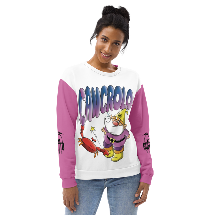 Felpa unisex Uomo/Donna CANCROLO - Gufetto Brand 