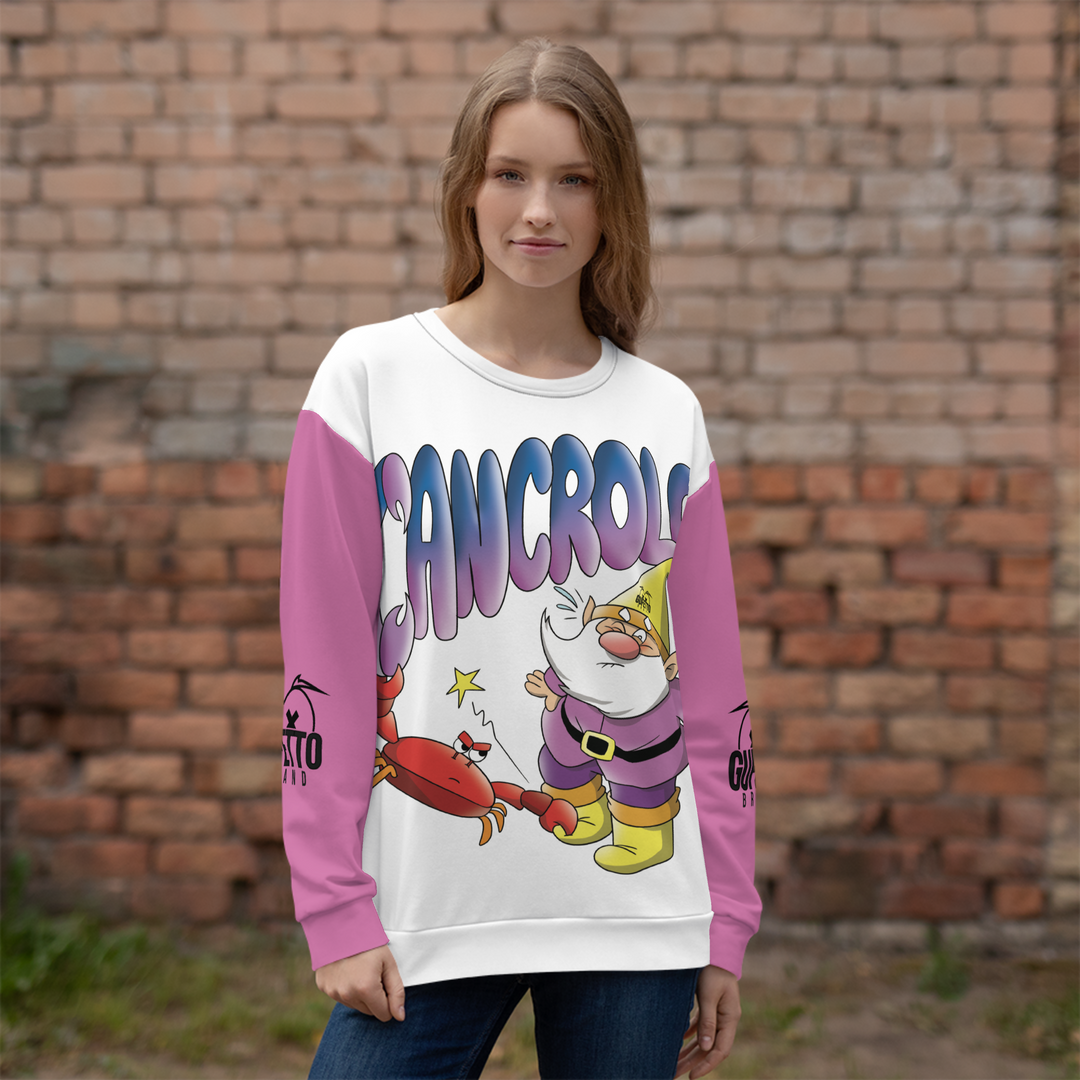 Felpa unisex Uomo/Donna CANCROLO - Gufetto Brand 
