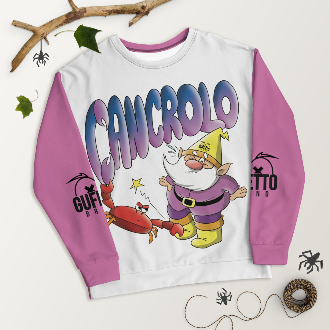 Felpa unisex Uomo/Donna CANCROLO - Gufetto Brand 