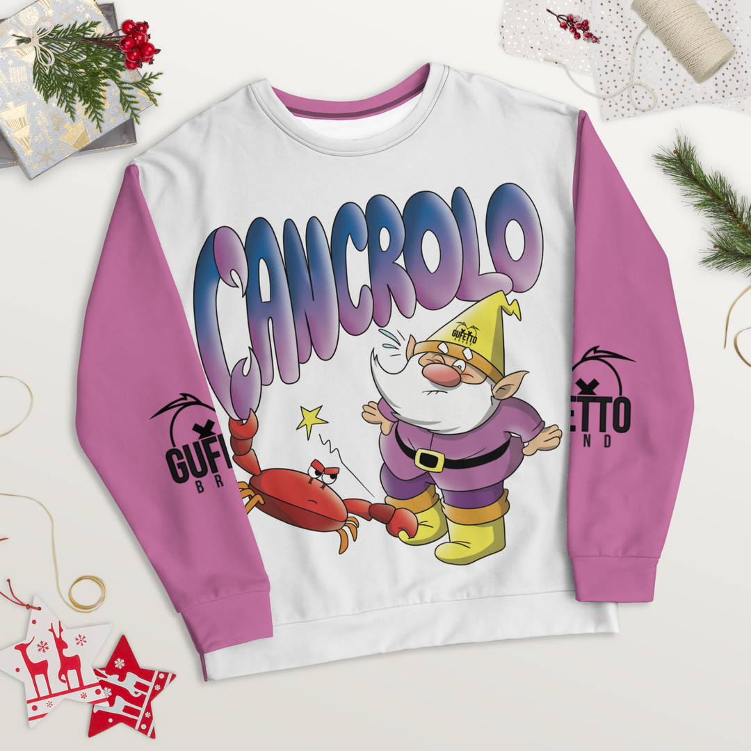 Felpa unisex Uomo/Donna CANCROLO - Gufetto Brand 