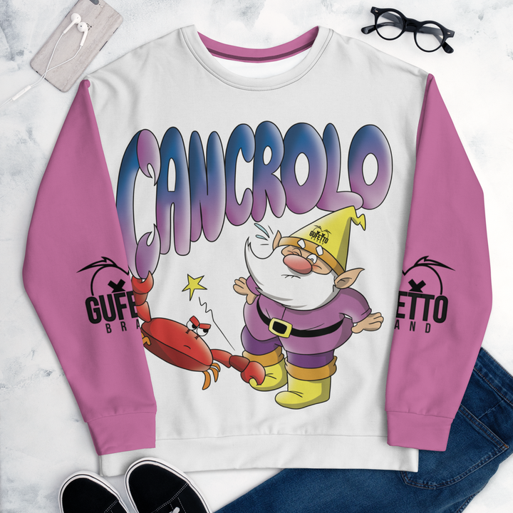 Felpa unisex Uomo/Donna CANCROLO - Gufetto Brand 