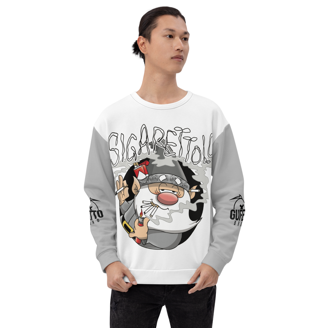 Felpa unisex Uomo/Donna SIGARETTOLO - Gufetto Brand 