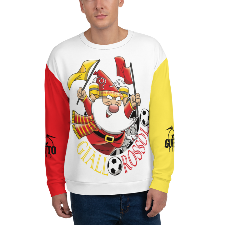 Felpa unisex Uomo/Donna GIALLO ROSSOLO - Gufetto Brand 