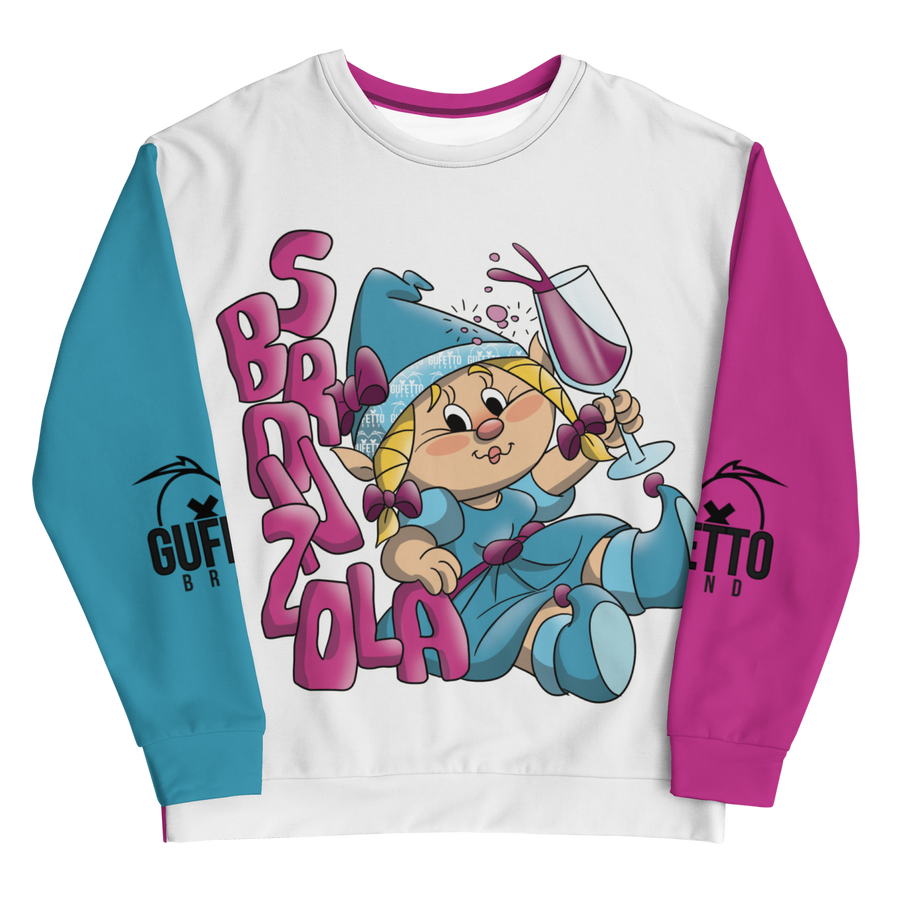 Felpa unisex Uomo/Donna SBRONZOLA - Gufetto Brand 