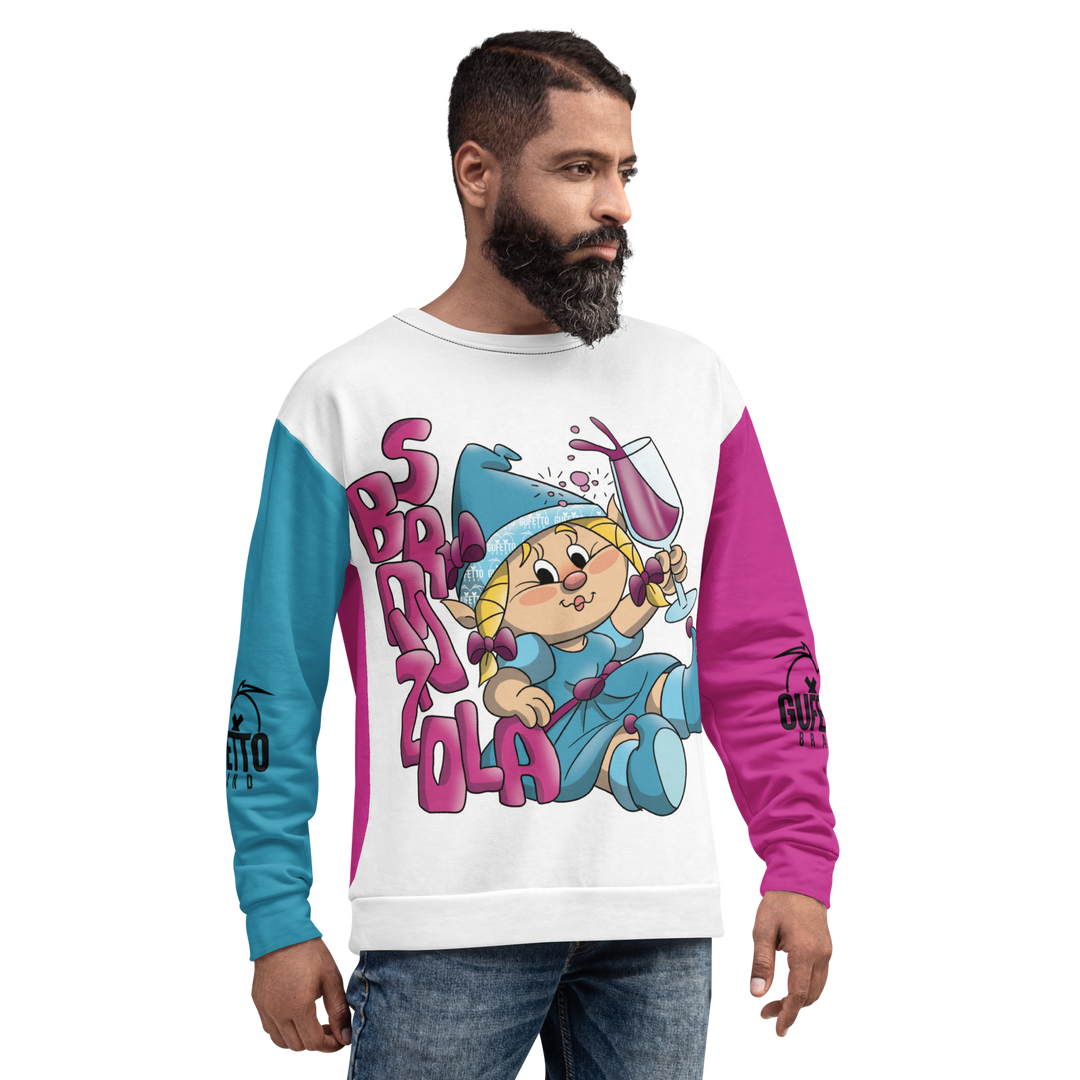 Felpa unisex Uomo/Donna SBRONZOLA - Gufetto Brand 