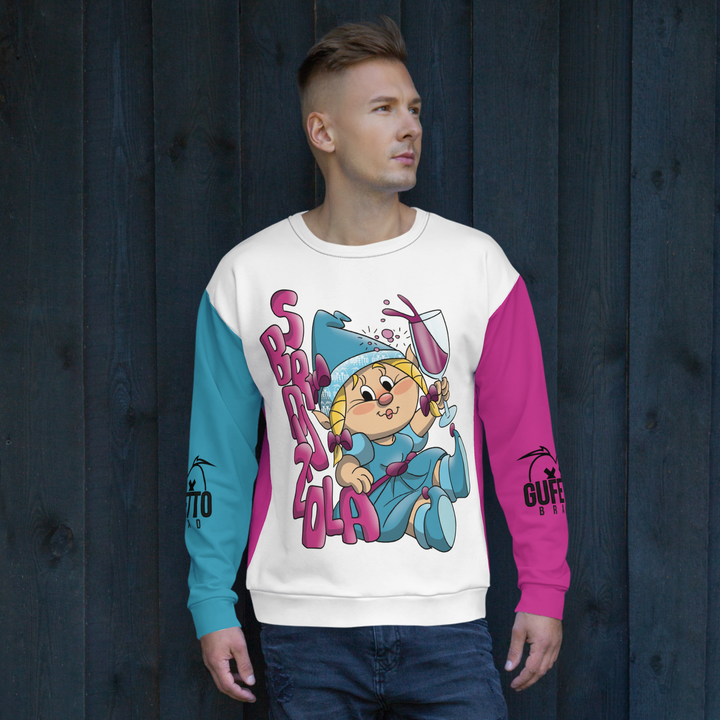 Felpa unisex Uomo/Donna SBRONZOLA - Gufetto Brand 