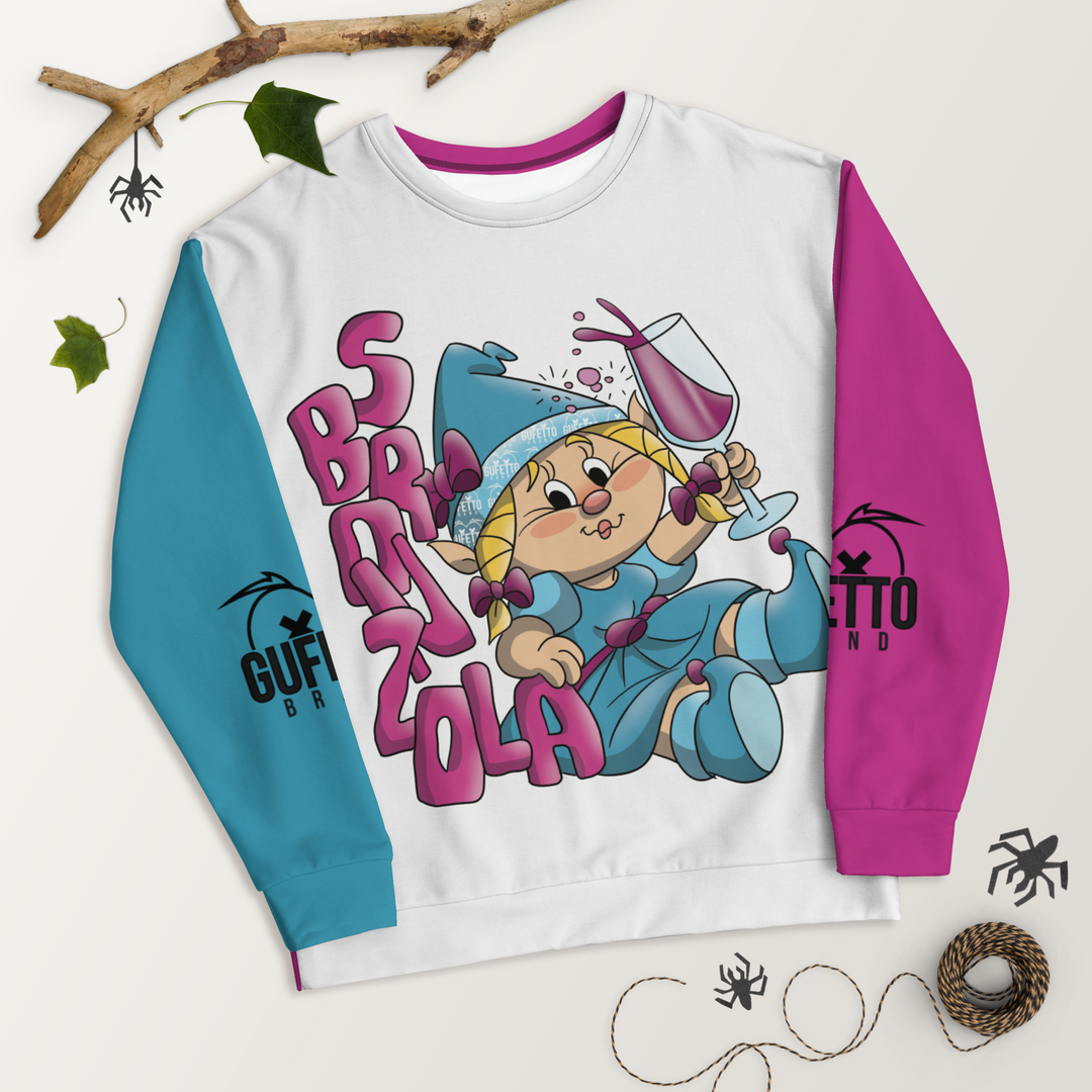 Felpa unisex Uomo/Donna SBRONZOLA - Gufetto Brand 