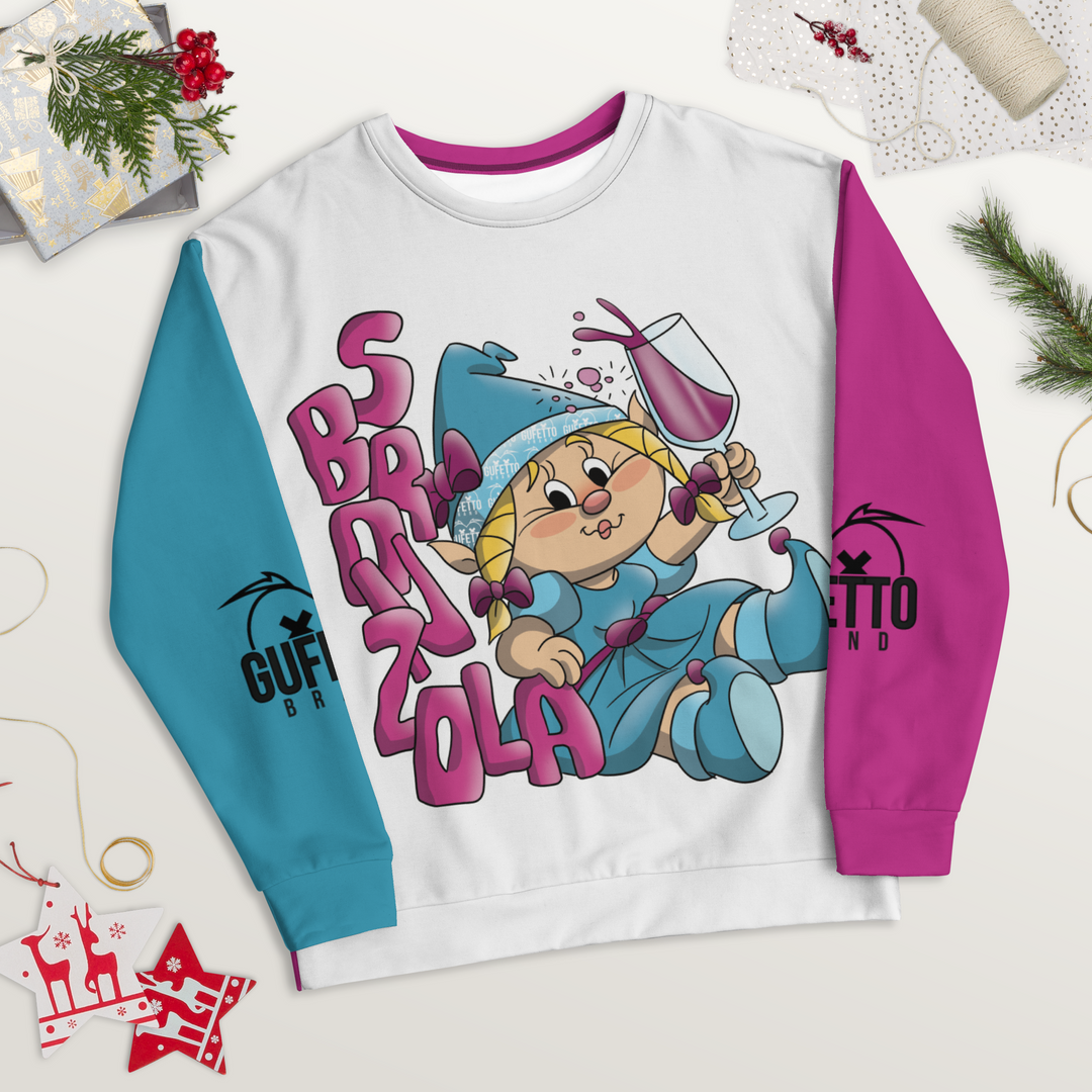 Felpa unisex Uomo/Donna SBRONZOLA - Gufetto Brand 