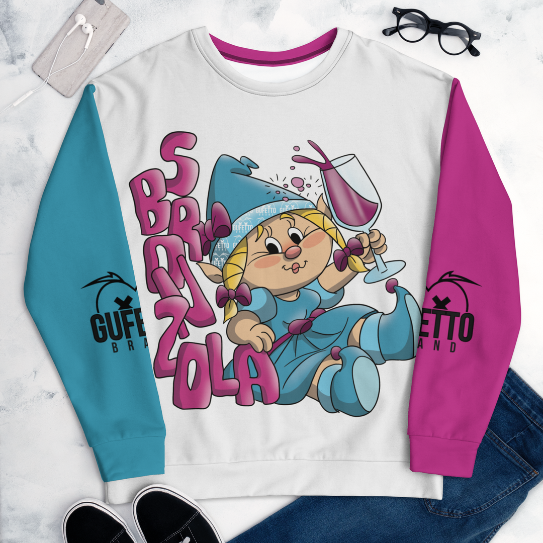 Felpa unisex Uomo/Donna SBRONZOLA - Gufetto Brand 