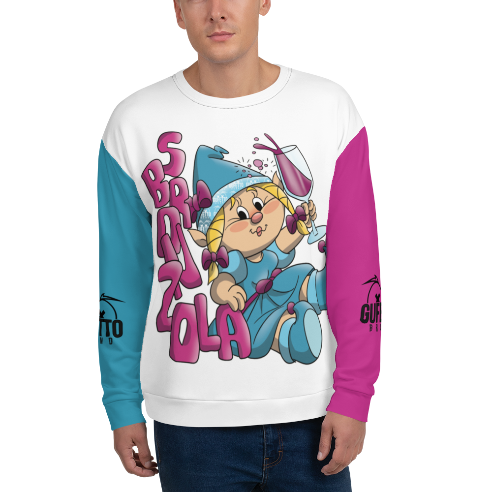 Felpa unisex Uomo/Donna SBRONZOLA - Gufetto Brand 