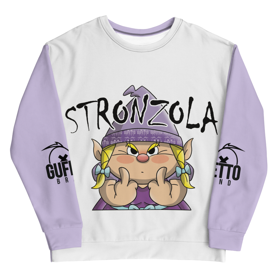Felpa unisex Uomo/Donna STRONZOLA - Gufetto Brand 