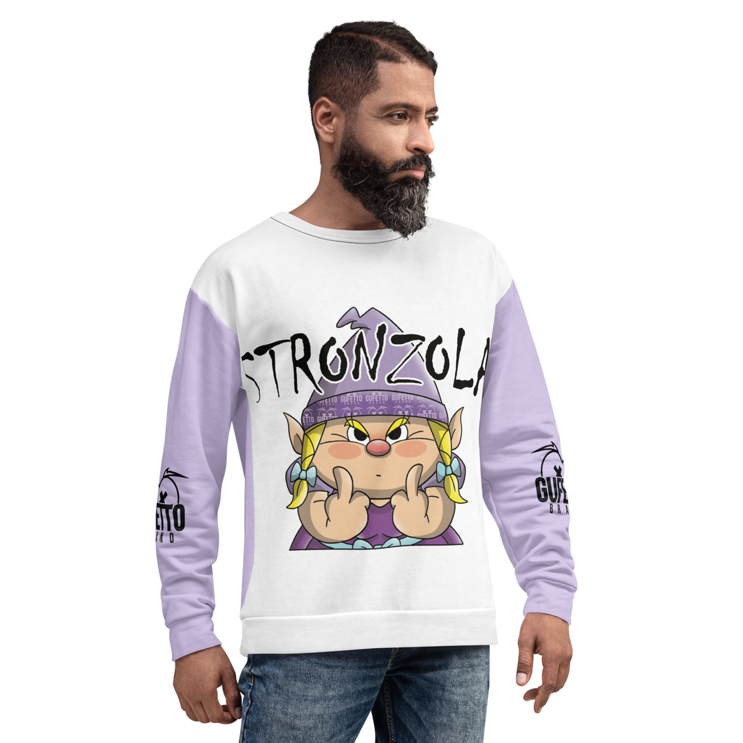 Felpa unisex Uomo/Donna STRONZOLA - Gufetto Brand 