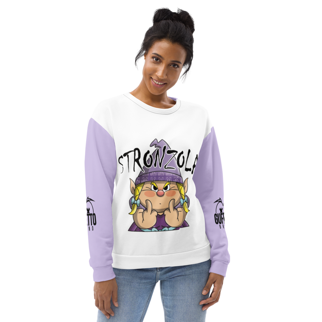 Felpa unisex Uomo/Donna STRONZOLA - Gufetto Brand 