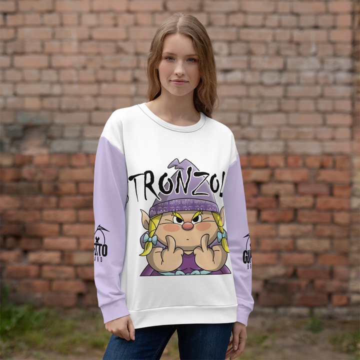Felpa unisex Uomo/Donna STRONZOLA - Gufetto Brand 