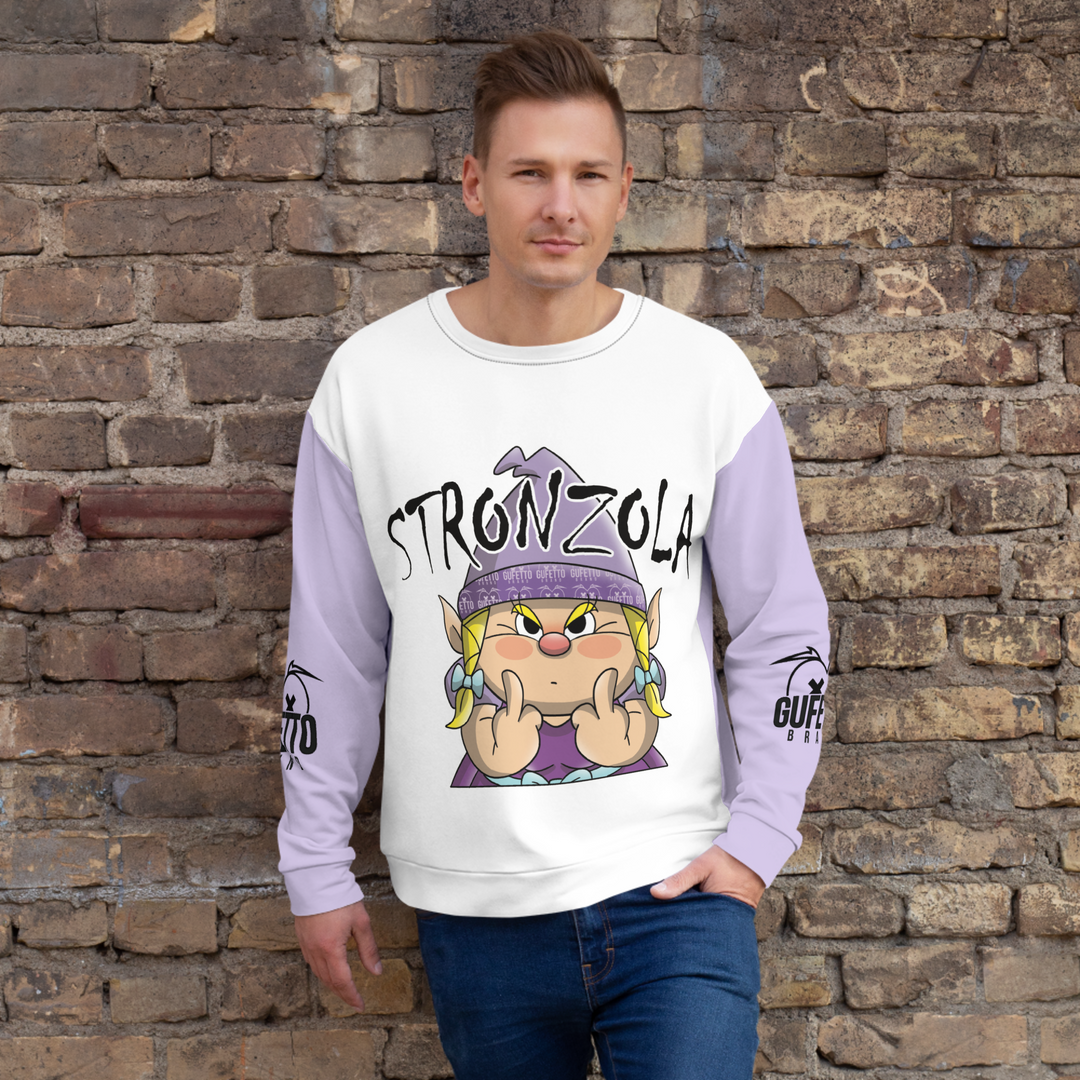 Felpa unisex Uomo/Donna STRONZOLA - Gufetto Brand 