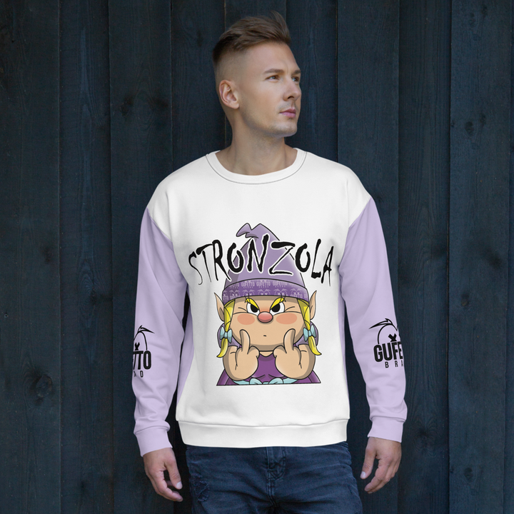 Felpa unisex Uomo/Donna STRONZOLA - Gufetto Brand 
