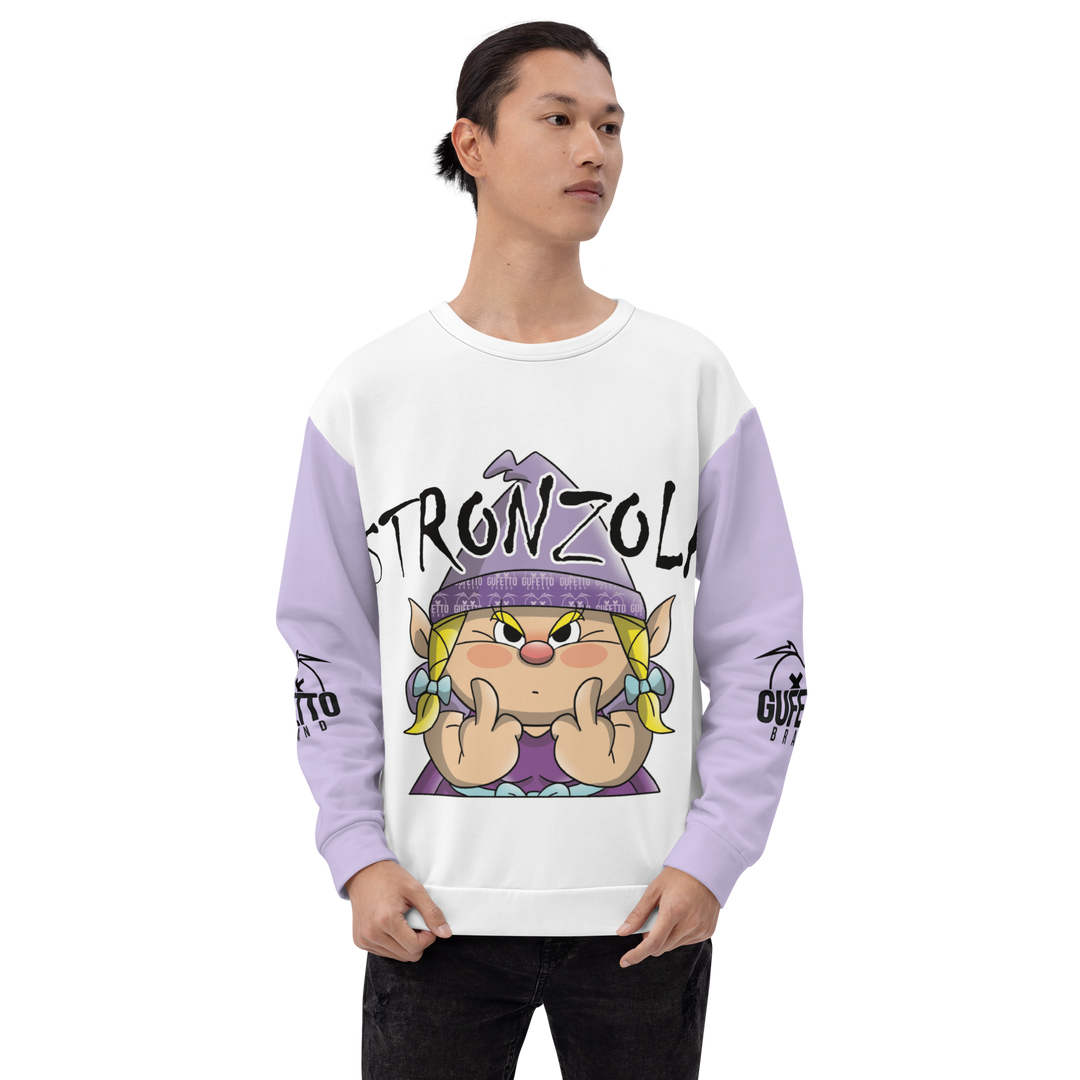 Felpa unisex Uomo/Donna STRONZOLA - Gufetto Brand 