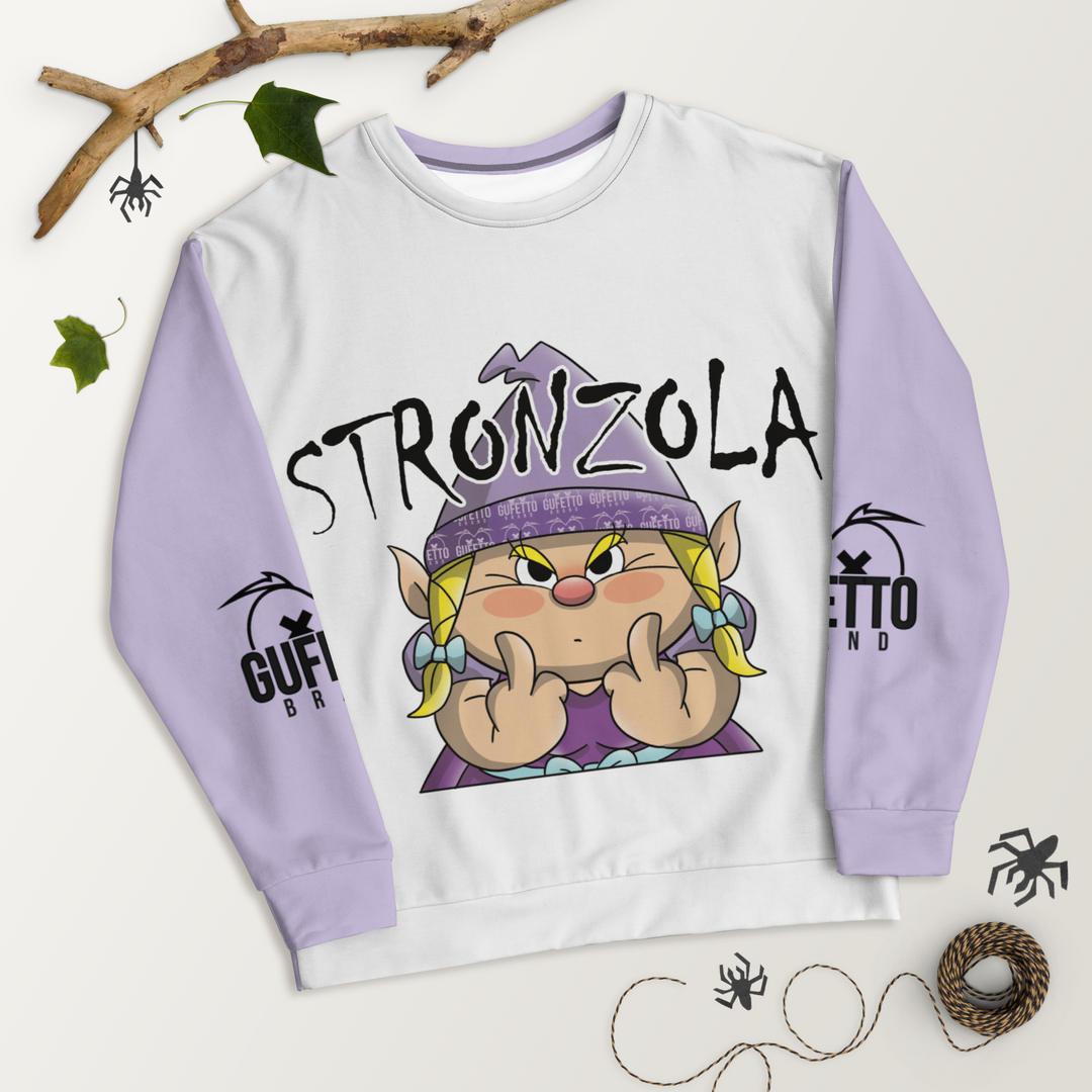 Felpa unisex Uomo/Donna STRONZOLA - Gufetto Brand 