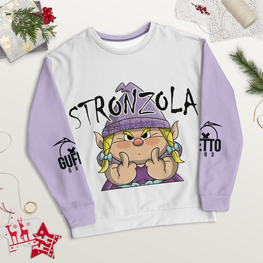 Felpa unisex Uomo/Donna STRONZOLA - Gufetto Brand 